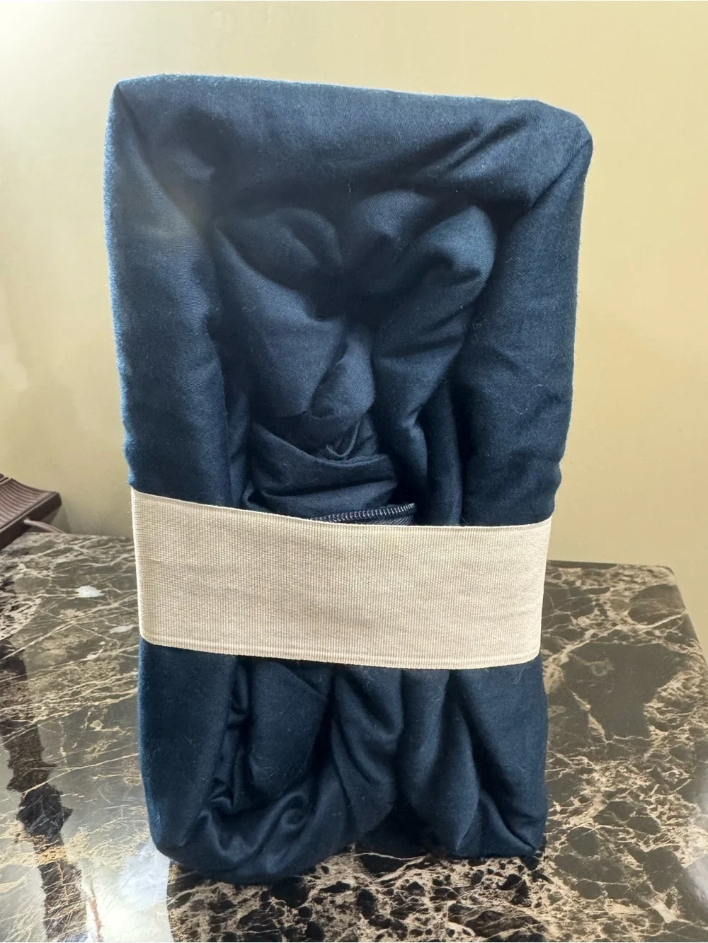 Threshold Washed Cotton Sateen Duvet Cover Set - Deep Navy